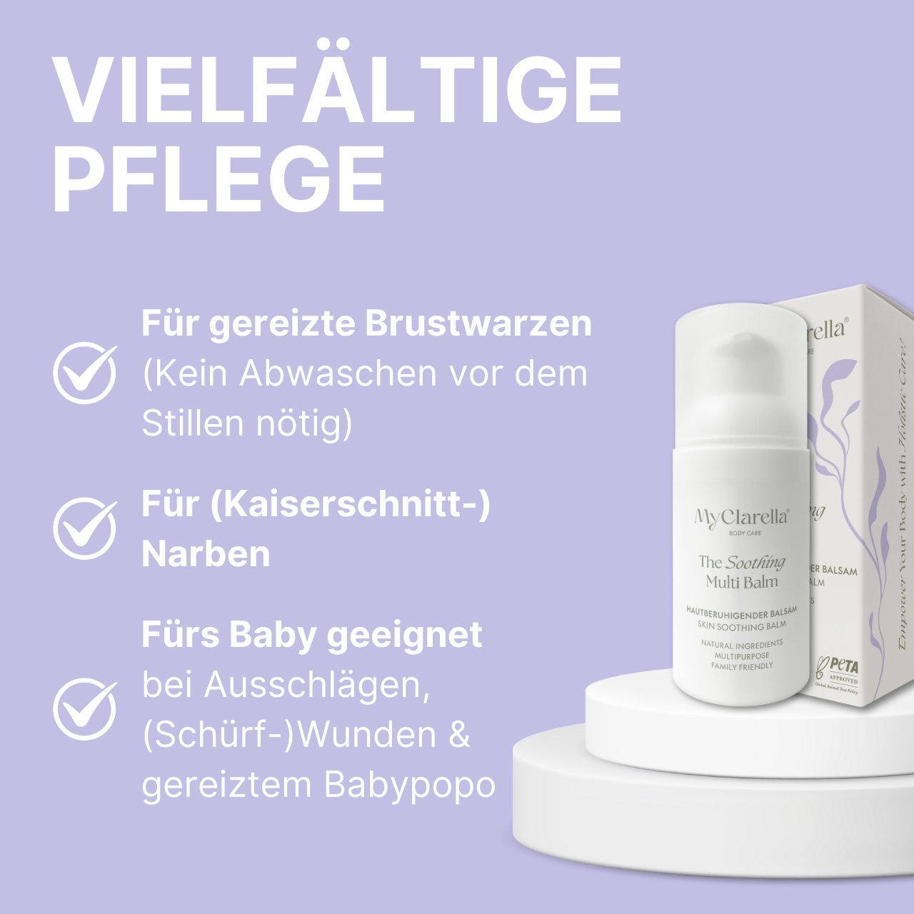 The Soothing Multi Balm - For nipples, scars and wound protection