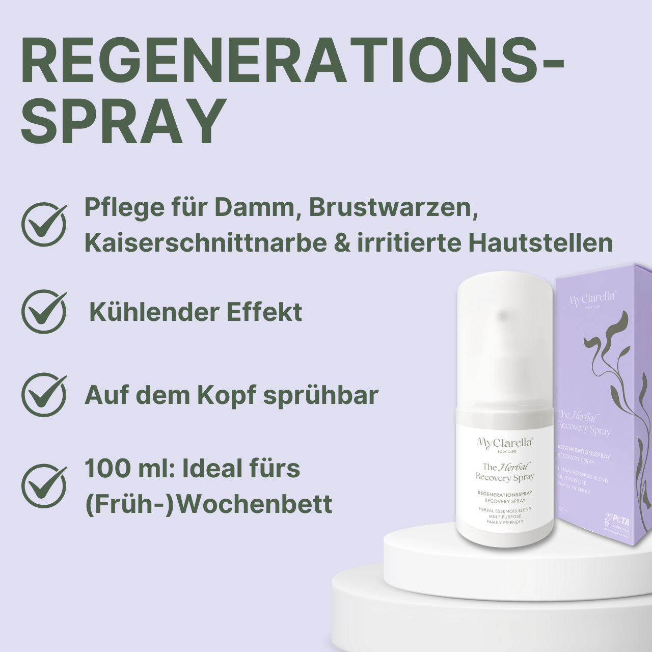 Mama & Baby Pflege Set - von Schwangerschaft bis Wochenbett - MyClarella