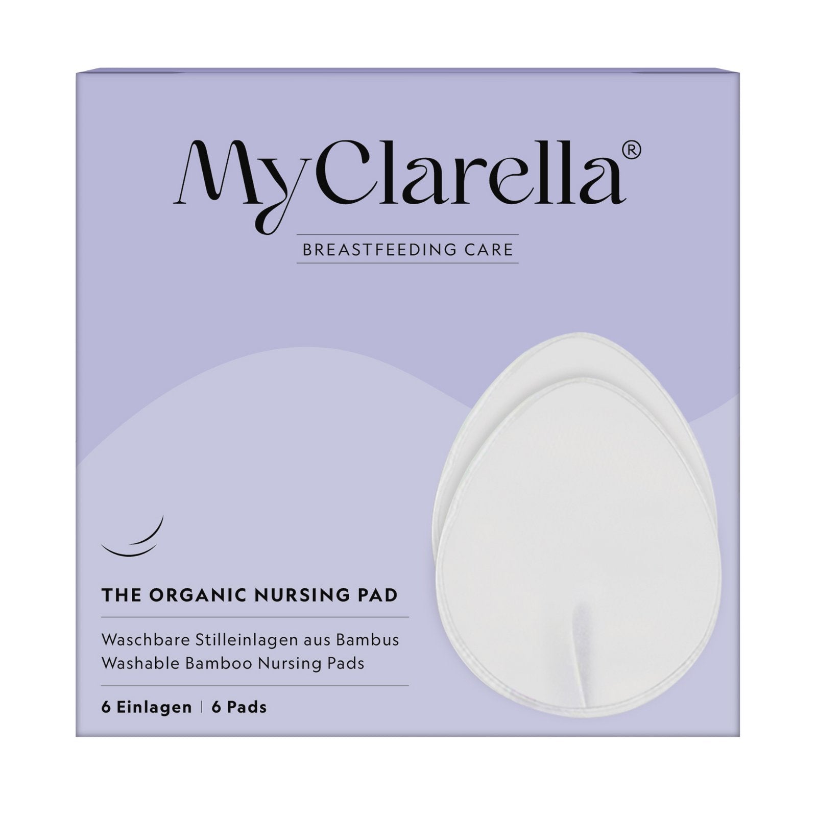 The Organic Nursing Pads - Waschbare Stilleinlagen - MyClarella