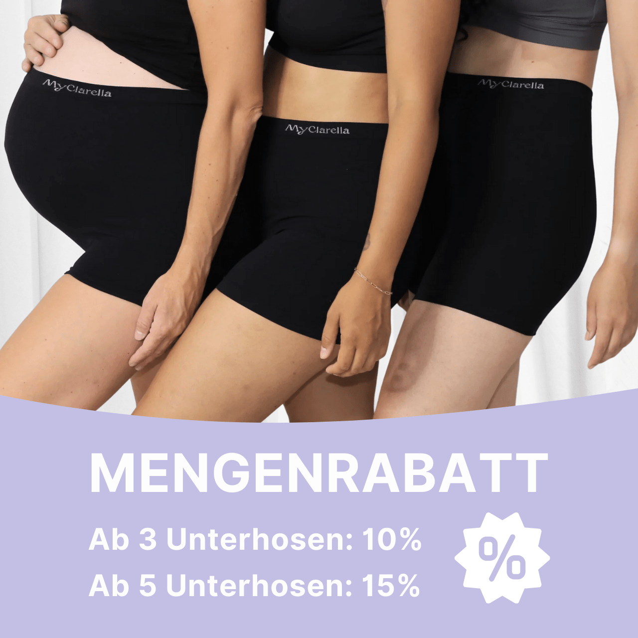 Unterhose für Schwangerschaft bis Wochenbett - In jeder Phase - The Mama Panty - MyClarella