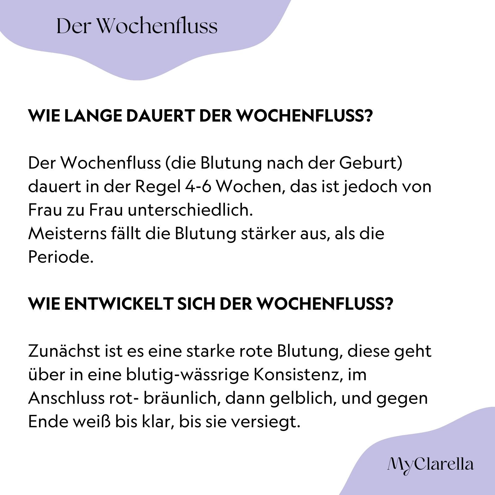 Bio-Wochenbetteinlagen (10er Pack) - MyClarella
