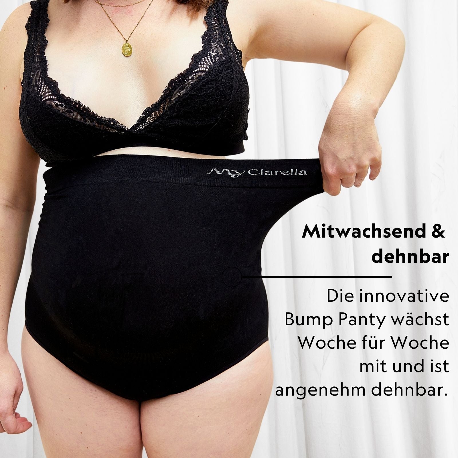 The Bump Panty - Mitwachsende Schwangerschaftsunterwäsche - MyClarella