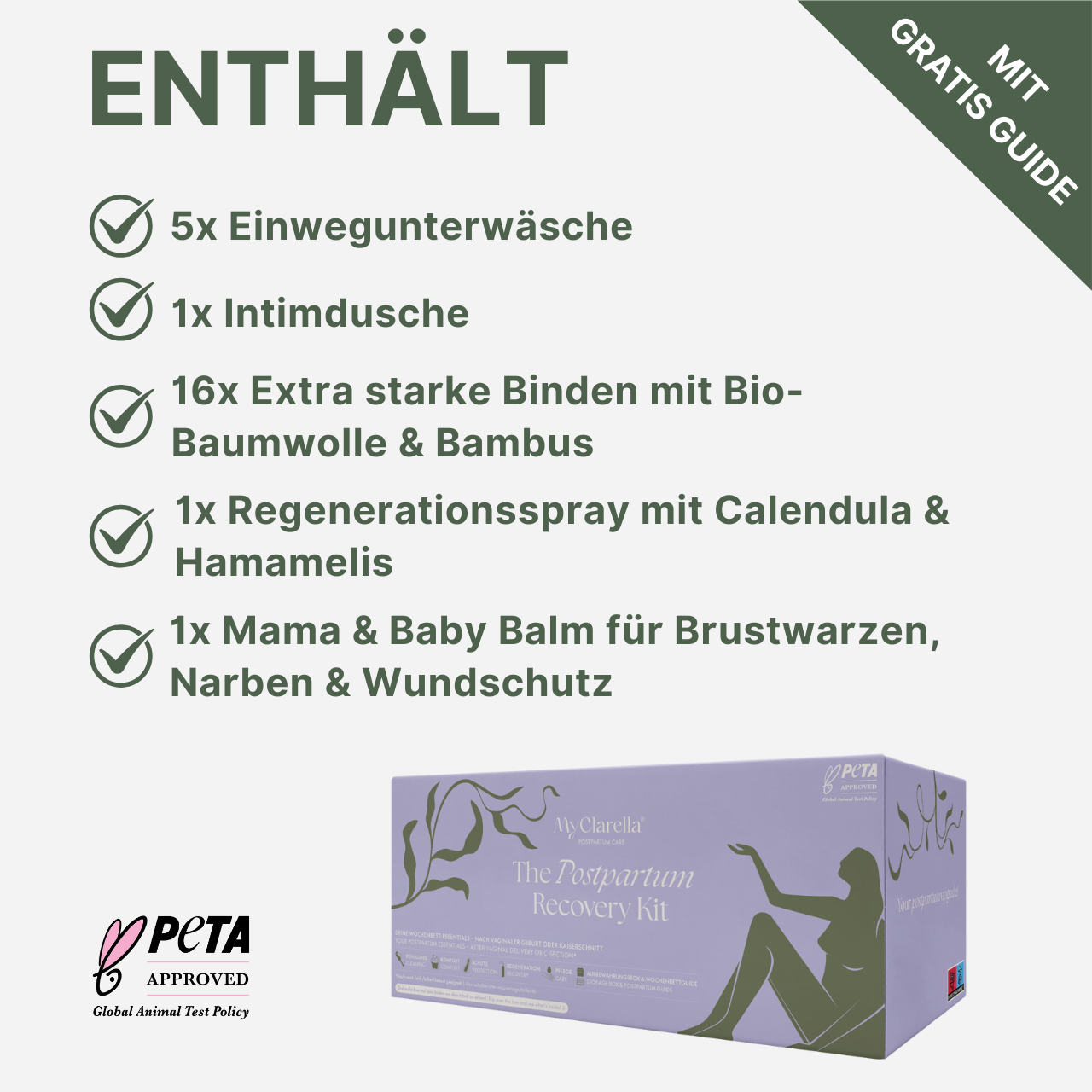 Mama Wochenbettbox - Vaginale oder Bauchgeburt