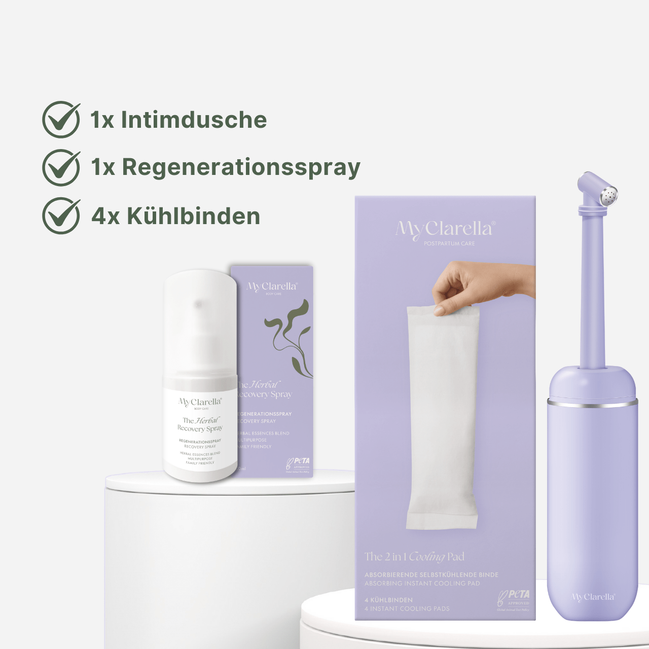 Cool & Care Set - Essentials nach vaginaler Geburt - MyClarella