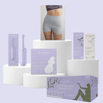 Mama Wochenbettbox - Vaginale oder Bauchgeburt - The Postpartum Recovery Kit - MyClarella