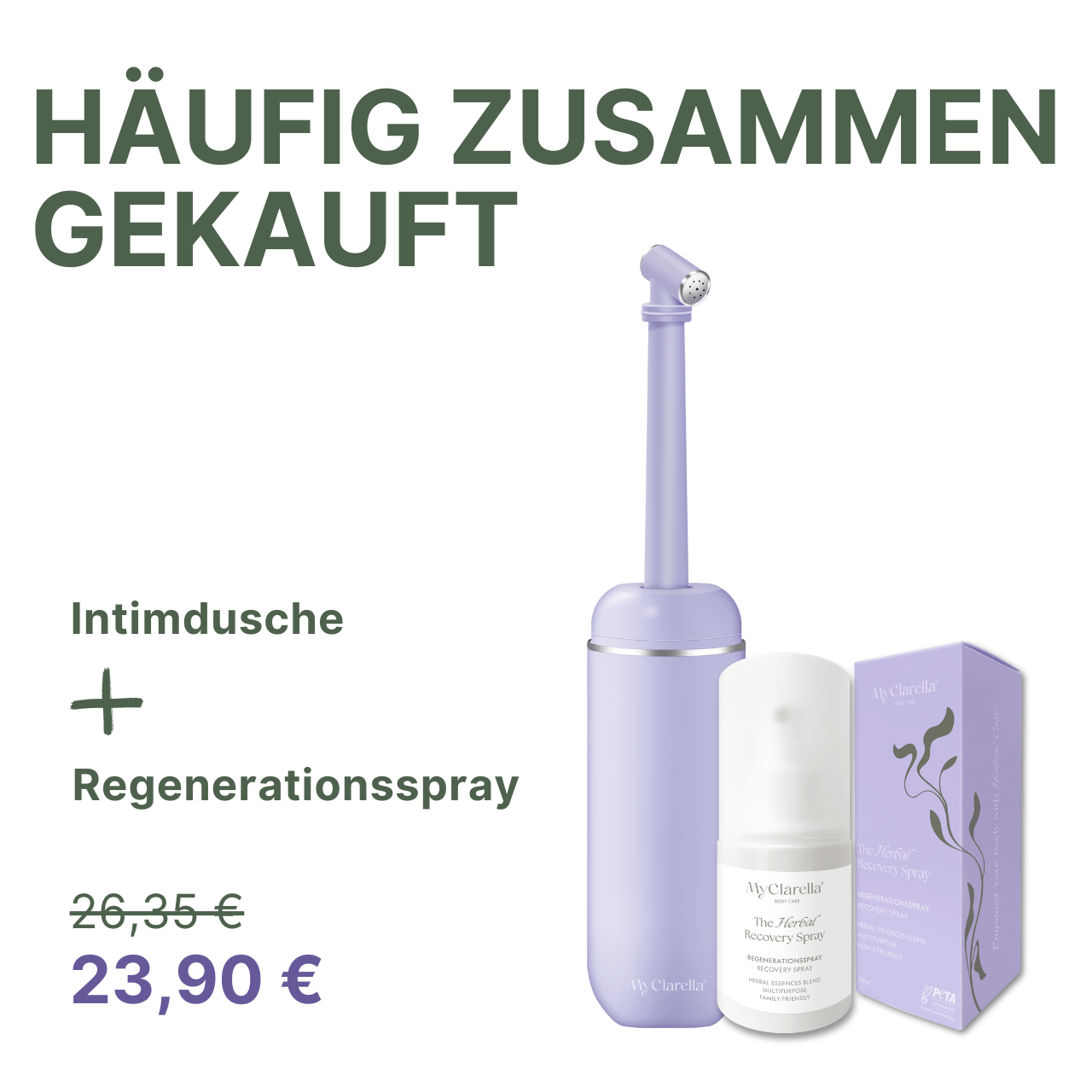 Regenerationsspray / Intimpflege mit Calendula & Hamamelis - The Herbal Recovery Spray - MyClarella
