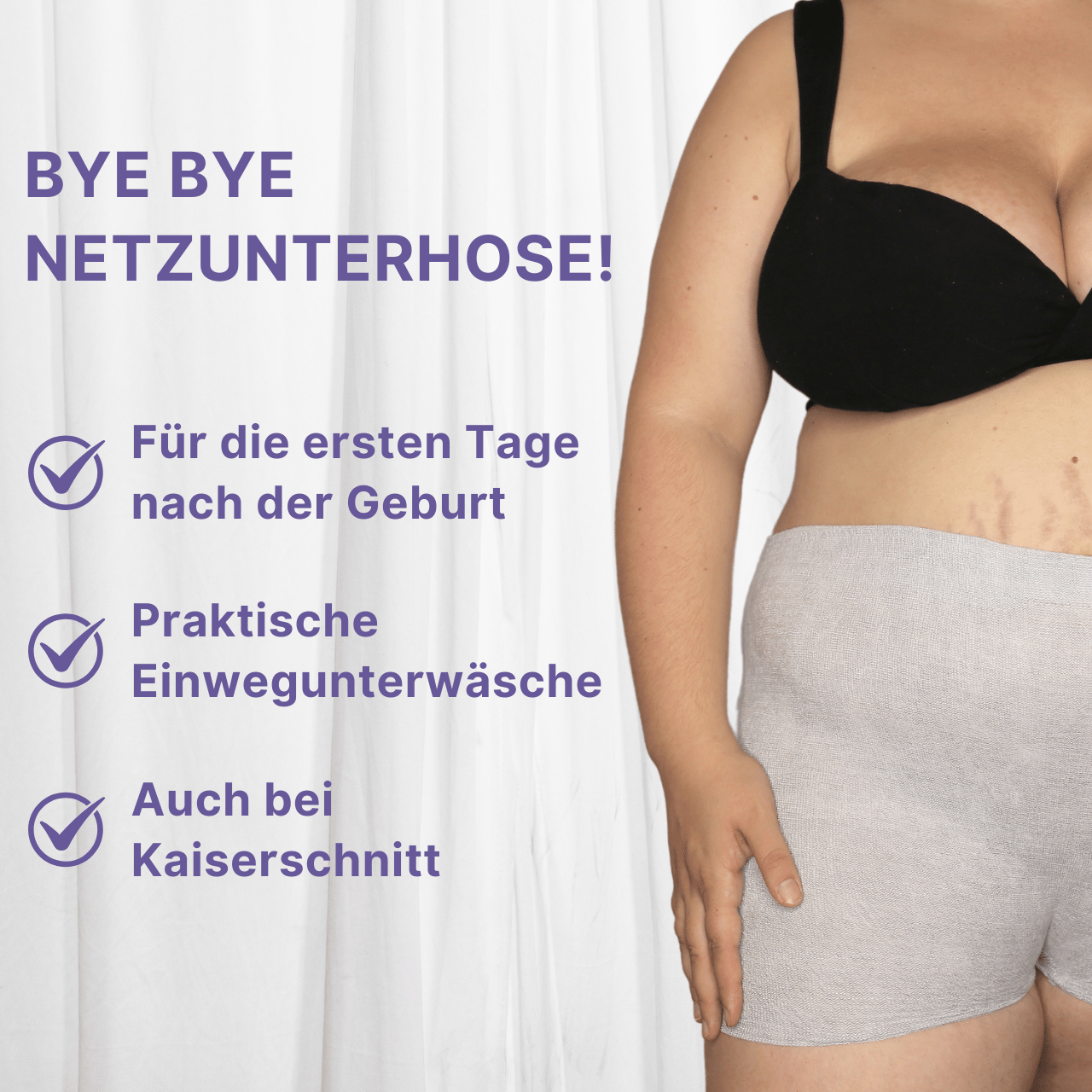 Wochenbett - Einwegunterwäsche - The Postpartum Shorty (5er Pack) - MyClarella