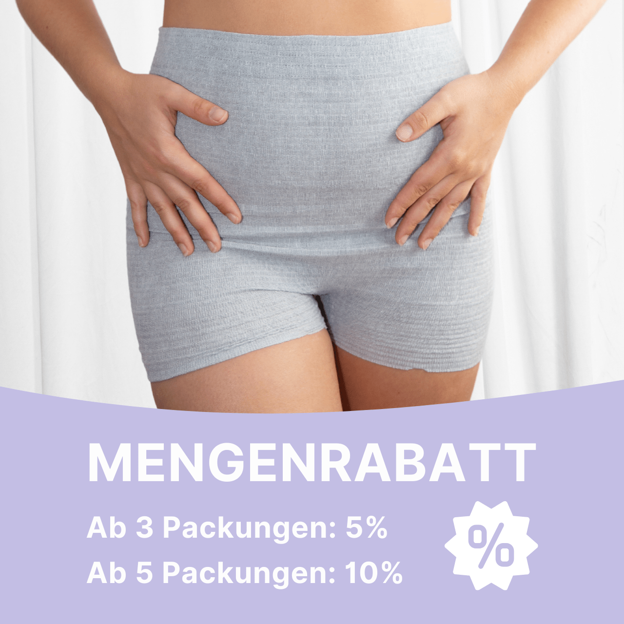Wochenbett - Einwegunterwäsche - The Postpartum Shorty (5er Pack) - MyClarella