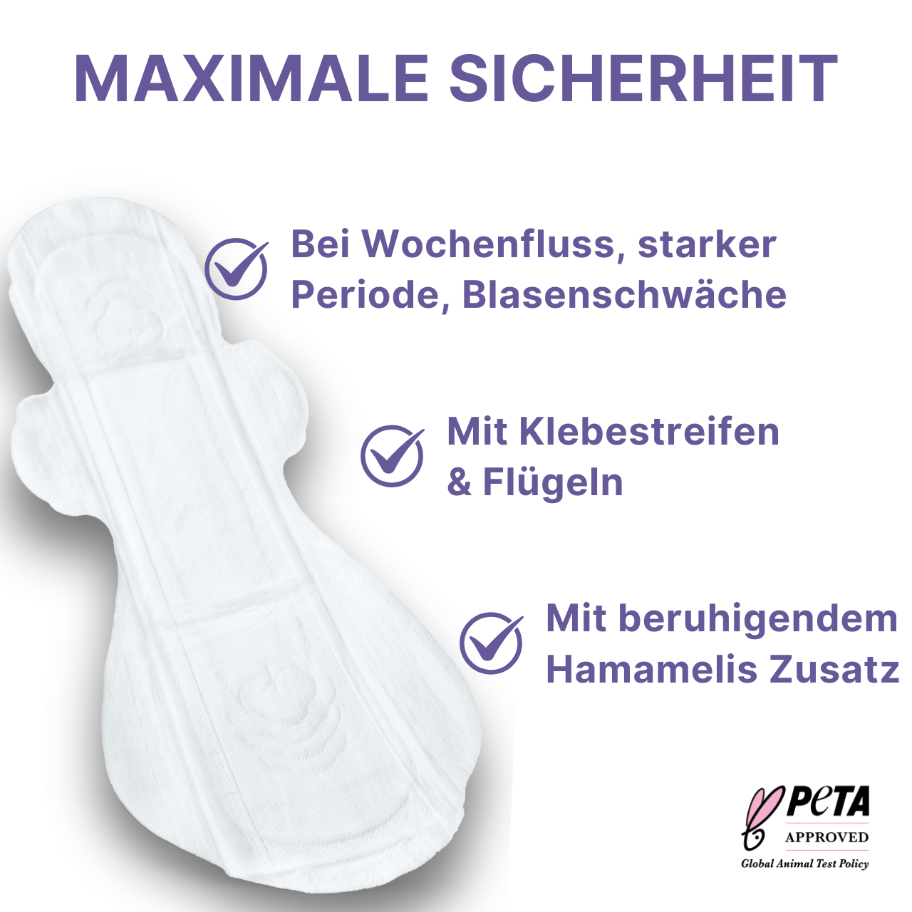 Wochenbettbinde Extra Stark - mit Hamamelis - Extrakt (16er Pack) - MyClarella