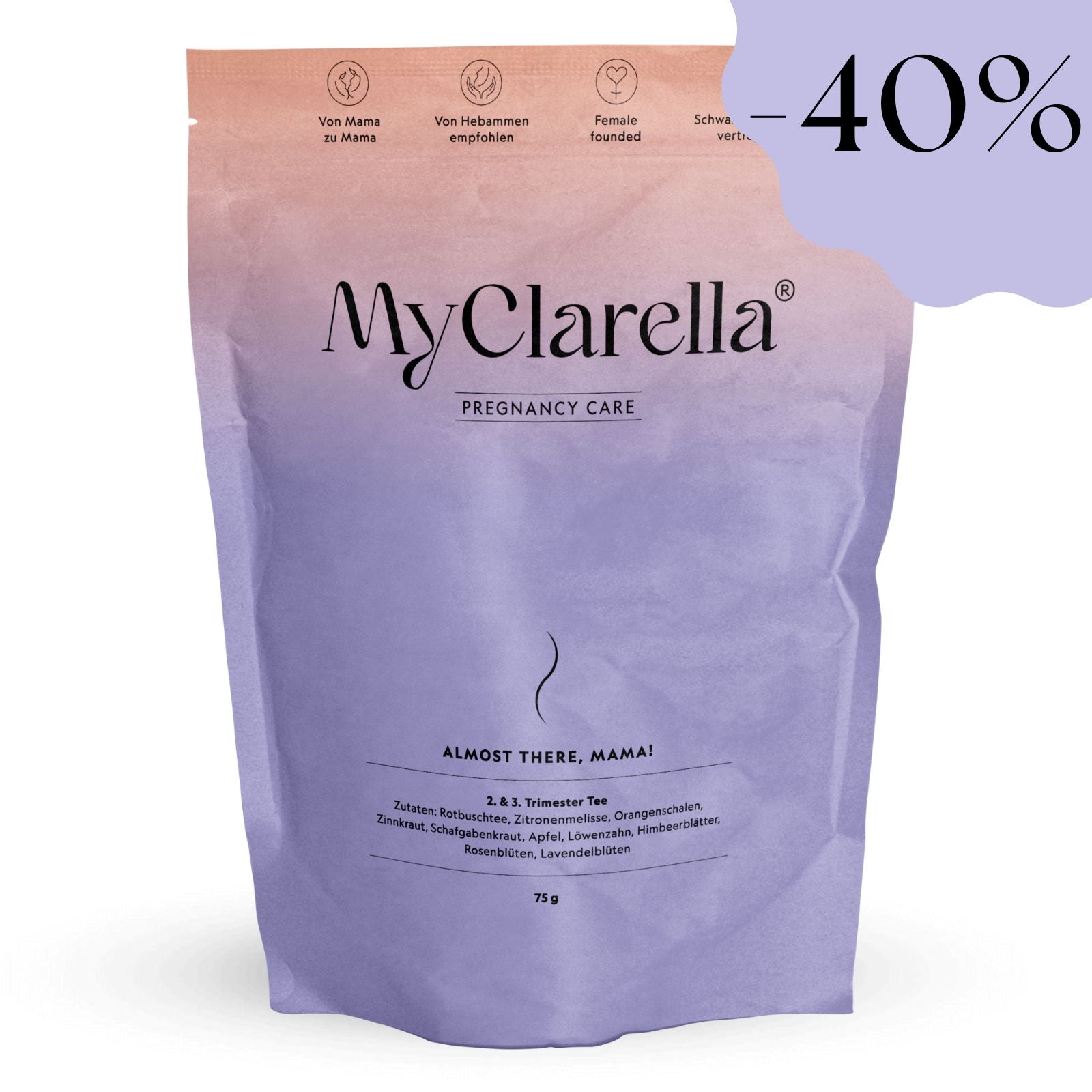 2./3. Trimester Tee - Almost there, Mama! - MyClarella