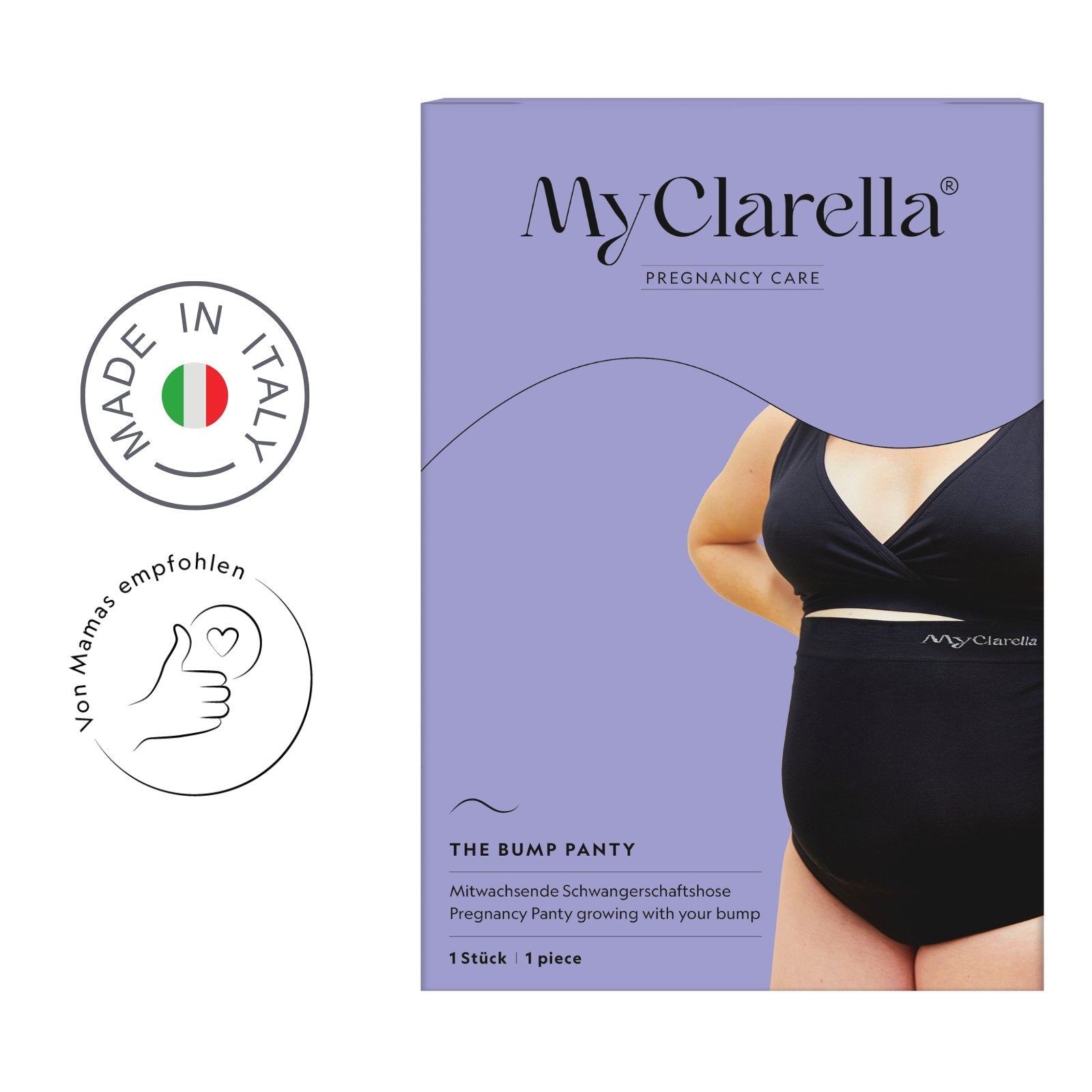The Bump Panty - Mitwachsende Schwangerschaftsunterwäsche - MyClarella