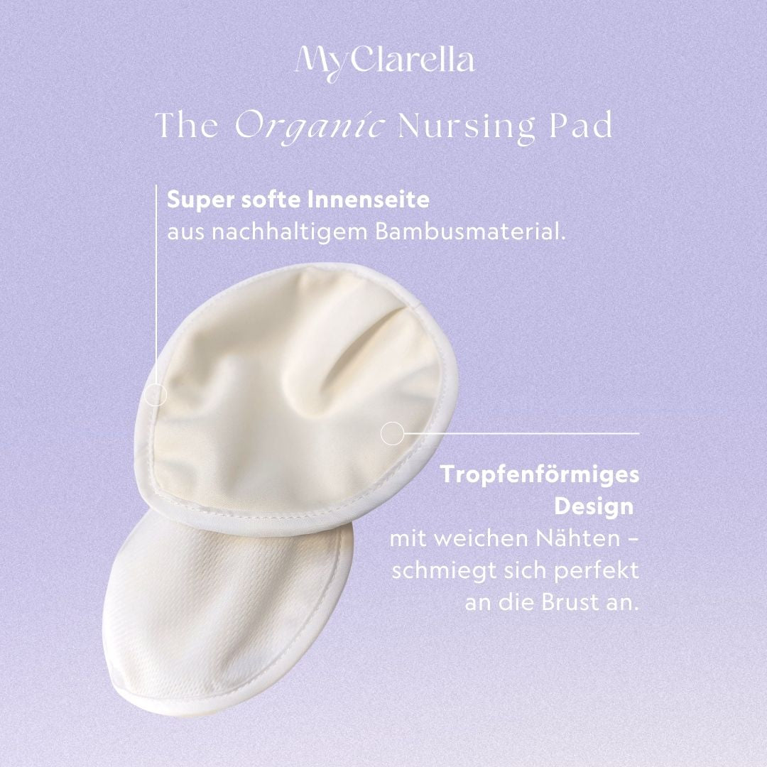 The Organic Nursing Pads - Waschbare Stilleinlagen - MyClarella
