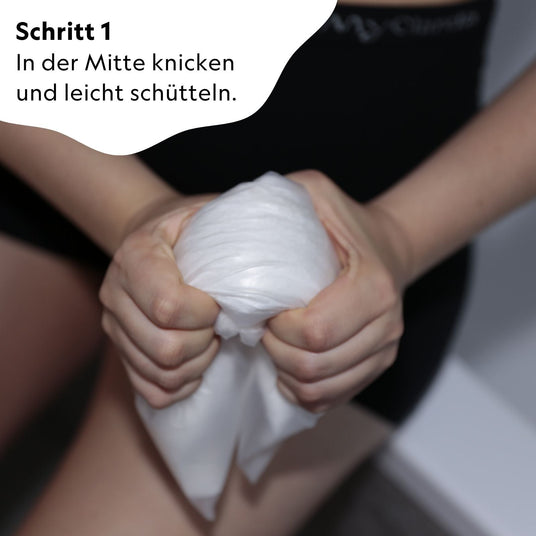 Wochenbett-Kühlbinden absorbierend & selbstkühlend (4er Pack) - MyClarella